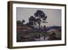 The Menhir of Kerguelen, August 1885 (Oil on Canvas)-Emmanuel Lansyer-Framed Giclee Print