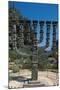 The Menorah in Front of the Knesset (Israeli Parliament)-null-Mounted Photographic Print