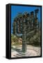 The Menorah in Front of the Knesset (Israeli Parliament)-null-Framed Stretched Canvas