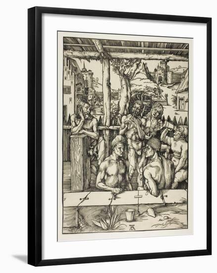 The Mens Bath, 1496-97-Albrecht Dürer-Framed Giclee Print