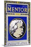 The Mentor - Mark Twain-null-Mounted Art Print
