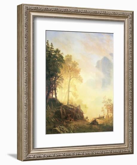 The Merced River in Yosemite-Albert Bierstadt-Framed Art Print