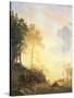 The Merced River in Yosemite-Albert Bierstadt-Stretched Canvas