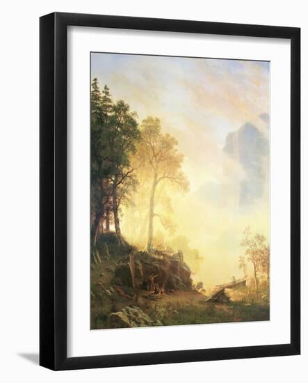 The Merced River in Yosemite-Albert Bierstadt-Framed Art Print