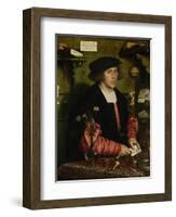 The Merchant Georg Gisze, 1532-Hans Holbein the Younger-Framed Giclee Print