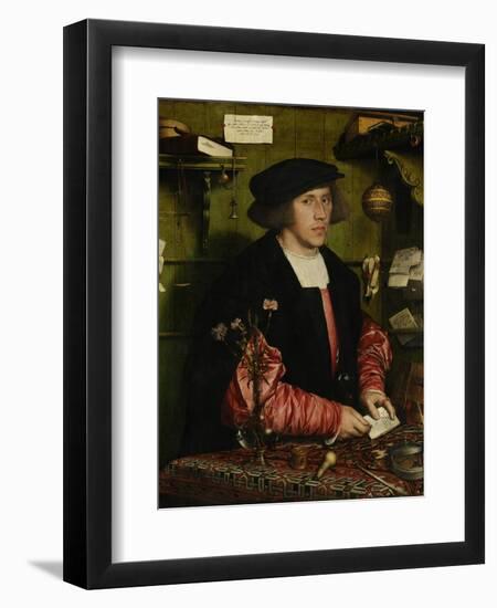 The Merchant Georg Gisze, 1532-Hans Holbein the Younger-Framed Giclee Print