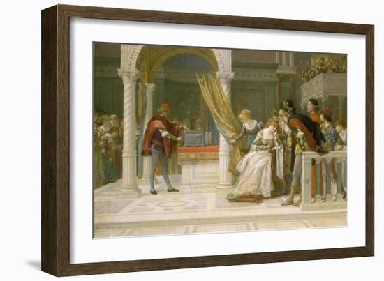 The Merchant of Venice, 1881-Alexandre Cabanel-Framed Giclee Print