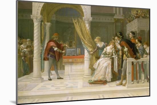 The Merchant of Venice, 1881-Alexandre Cabanel-Mounted Giclee Print