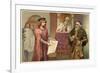 The Merchant of Venice, Act IV Scene I: Shylock Can Have His Pound of Flesh-null-Framed Premium Giclee Print