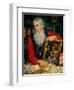 The Merchant (Old Man with Mone), 1918-Boris Michaylovich Kustodiev-Framed Giclee Print