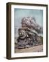 The 'Merchants Limited' All-Pullman Luxury Train of the New Haven Railroad at Speed South of Boston-null-Framed Giclee Print