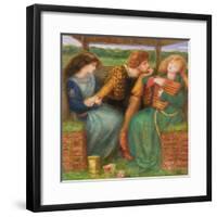 The Merciless Lady, 1865-Dante Gabriel Charles Rossetti-Framed Giclee Print