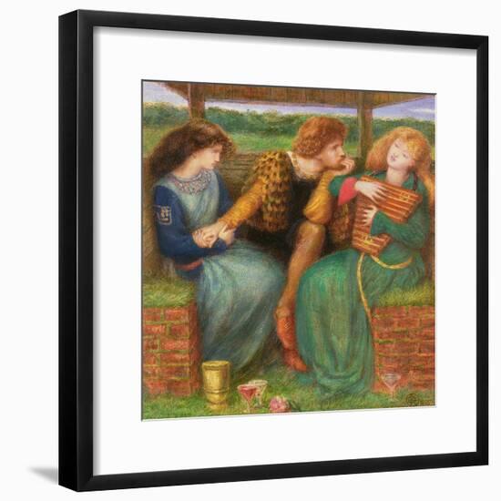 The Merciless Lady, 1865-Dante Gabriel Charles Rossetti-Framed Giclee Print