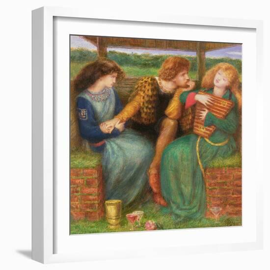 The Merciless Lady, 1865-Dante Gabriel Charles Rossetti-Framed Giclee Print