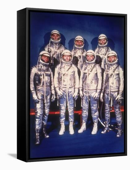 The Mercury Seven Astronauts, 1959-null-Framed Stretched Canvas