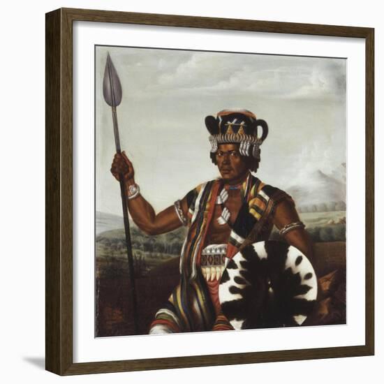 The Merina Governor, Rafaralahy, of the Fort at Foule Point, Madagascar-L. Lemaire-Framed Giclee Print