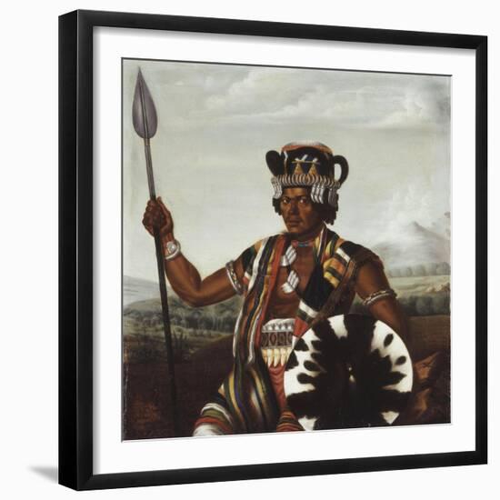 The Merina Governor, Rafaralahy, of the Fort at Foule Point, Madagascar-L. Lemaire-Framed Giclee Print