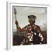 The Merina Governor, Rafaralahy, of the Fort at Foule Point, Madagascar-L. Lemaire-Framed Giclee Print