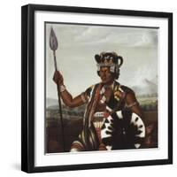 The Merina Governor, Rafaralahy, of the Fort at Foule Point, Madagascar-L. Lemaire-Framed Giclee Print