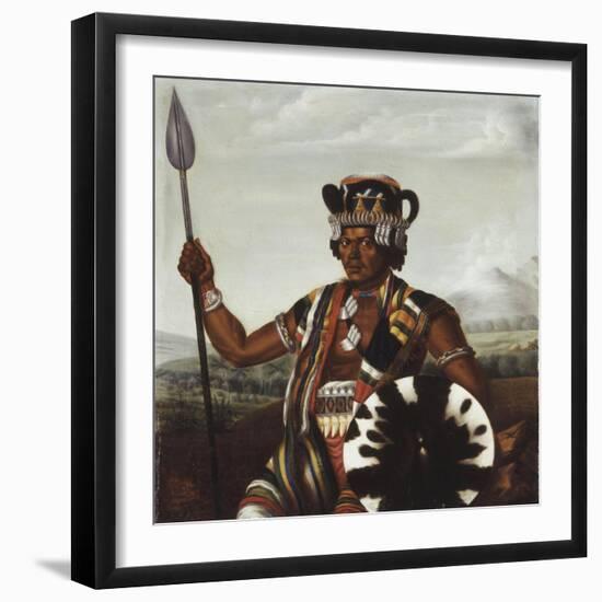 The Merina Governor, Rafaralahy, of the Fort at Foule Point, Madagascar-L. Lemaire-Framed Giclee Print