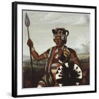 The Merina Governor, Rafaralahy, of the Fort at Foule Point, Madagascar-L. Lemaire-Framed Giclee Print