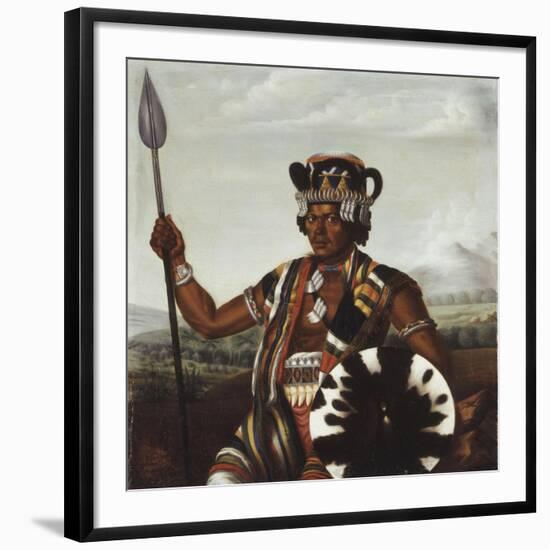 The Merina Governor, Rafaralahy, of the Fort at Foule Point, Madagascar-L. Lemaire-Framed Giclee Print