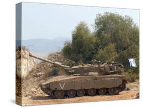 The Merkava Mark III-D main battle tank of the Israel Defense Force-Stocktrek Images-Stretched Canvas