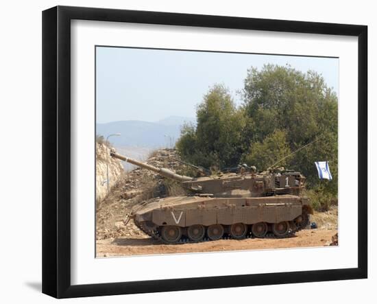 The Merkava Mark III-D main battle tank of the Israel Defense Force-Stocktrek Images-Framed Photographic Print