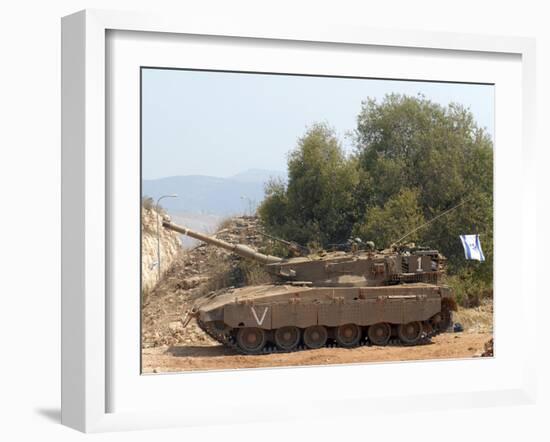 The Merkava Mark III-D main battle tank of the Israel Defense Force-Stocktrek Images-Framed Photographic Print