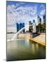 The Merlion Statue with the City Skyline in the Background, Marina Bay, Singapore-Gavin Hellier-Mounted Photographic Print