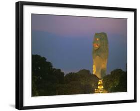 The Merlion, Symbol of Singapore, Singapore, Asia-Gavin Hellier-Framed Photographic Print