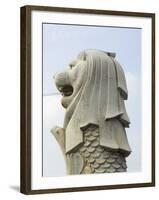 The Merlion, the National Symbol, Singapore, Southeast Asia-Amanda Hall-Framed Photographic Print