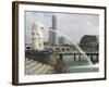 The Merlion, the National Symbol, Singapore, Southeast Asia-Amanda Hall-Framed Photographic Print