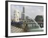 The Merlion, the National Symbol, Singapore, Southeast Asia-Amanda Hall-Framed Photographic Print