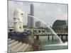 The Merlion, the National Symbol, Singapore, Southeast Asia-Amanda Hall-Mounted Photographic Print