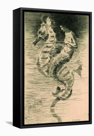 The Mermaid, c.1880-Frederick Stuart Church-Framed Stretched Canvas