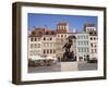 The Mermaid Fountain, Cast in 1855, the Symbol of Warsaw, Warsaw, Poland-Gavin Hellier-Framed Photographic Print