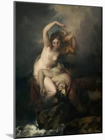 The Mermaid of Galloway (Oil on Canvas)-William II Hilton-Mounted Giclee Print