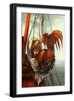 The Mermaid-Camilla D'Errico-Framed Art Print