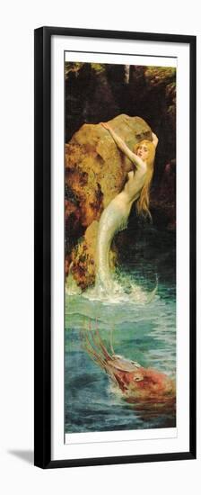 The Mermaid-William A Breakspeare-Framed Premium Giclee Print