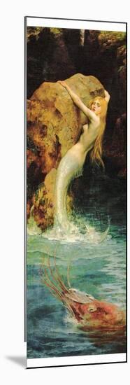 The Mermaid-William A Breakspeare-Mounted Premium Giclee Print