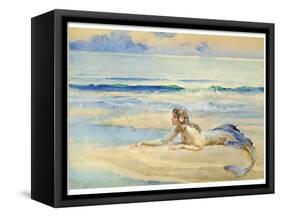 The Mermaid-John Reinhard Weguelin-Framed Stretched Canvas