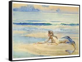 The Mermaid-John Reinhard Weguelin-Framed Stretched Canvas