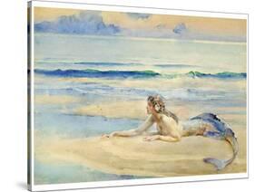 The Mermaid-John Reinhard Weguelin-Stretched Canvas