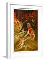 The Mermaid-Charles Robinson-Framed Art Print