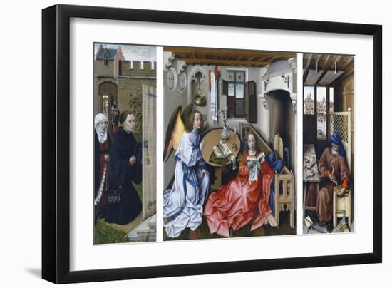 The Merode Altarpiece-Robert Campin-Framed Giclee Print