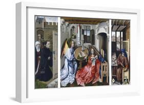 The Merode Altarpiece-Robert Campin-Framed Giclee Print