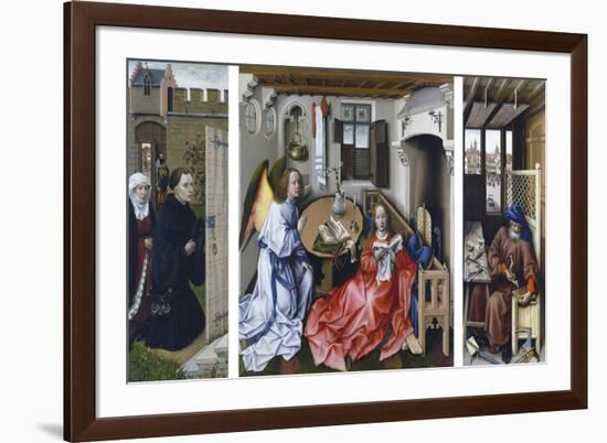 The Merode Altarpiece-Robert Campin-Framed Giclee Print