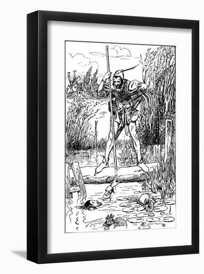 The Merry Adventures of Robin Hood-Howard Pyle-Framed Premium Giclee Print