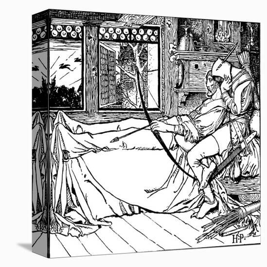 The Merry Adventures of Robin Hood-Howard Pyle-Stretched Canvas